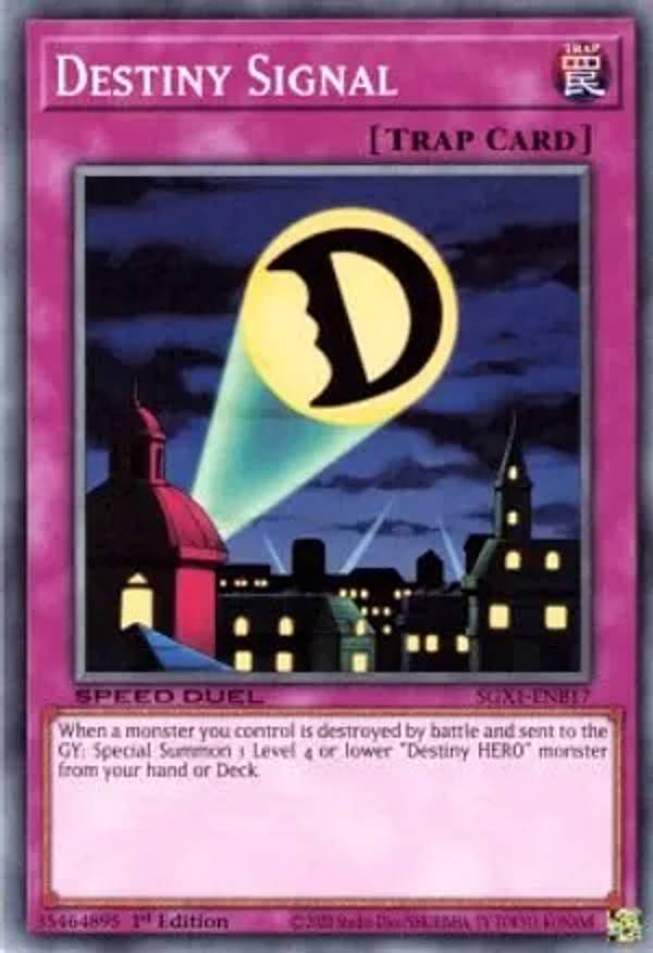 遊戯王 SGX1-ENB17 デステニー・シグナル Destiny Signal (英語版 1st Edition ノーマル) Speed Duel GX:Duel Academy Box