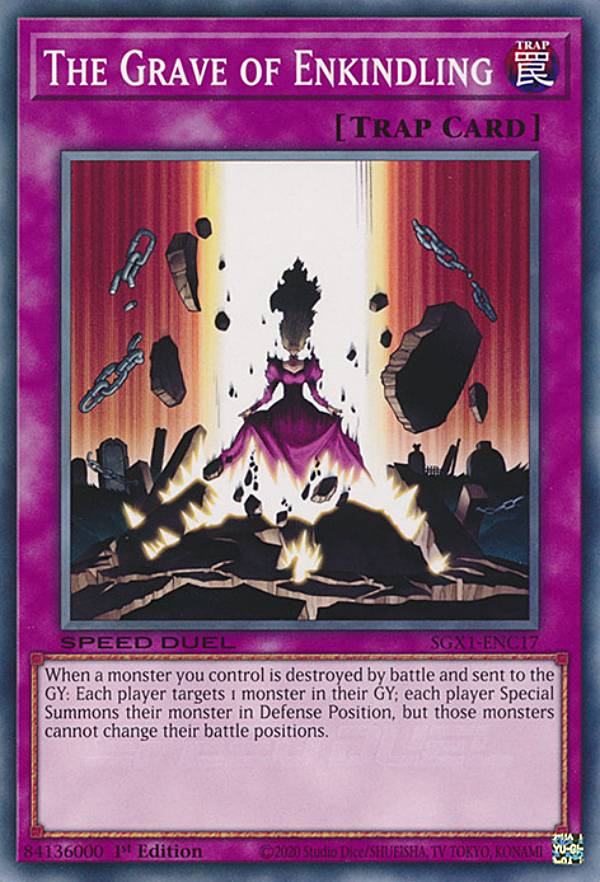 遊戯王 SGX1-ENC17 復活の墓穴 The Grave of Enkindling (英語版 1st Edition ノーマル) Speed Duel GX:Duel Academy Box