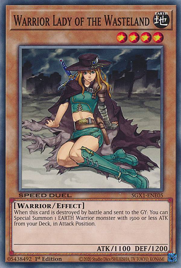 REALiZEۥӡȥ쥫2Ź㤨ͷ SGX1-ENE05 ν Warrior Lady of the Wasteland (Ѹ 1st Edition Ρޥ Speed Duel GXDuel Academy BoxפβǤʤ50ߤˤʤޤ