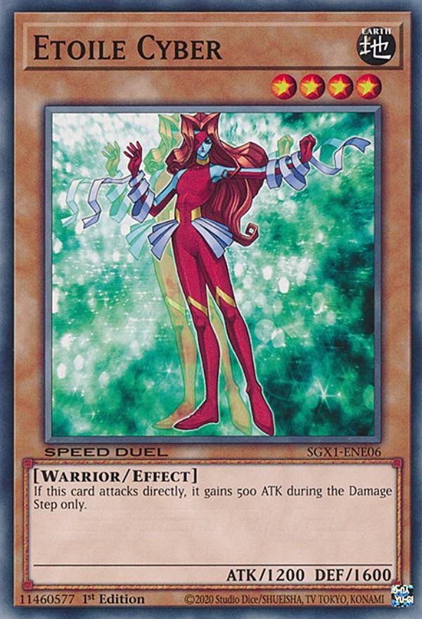 ͷ SGX1-ENE06 ȥ롦С Etoile Cyber (Ѹ 1st Edition Ρޥ) Speed Duel GXDuel Academy Box