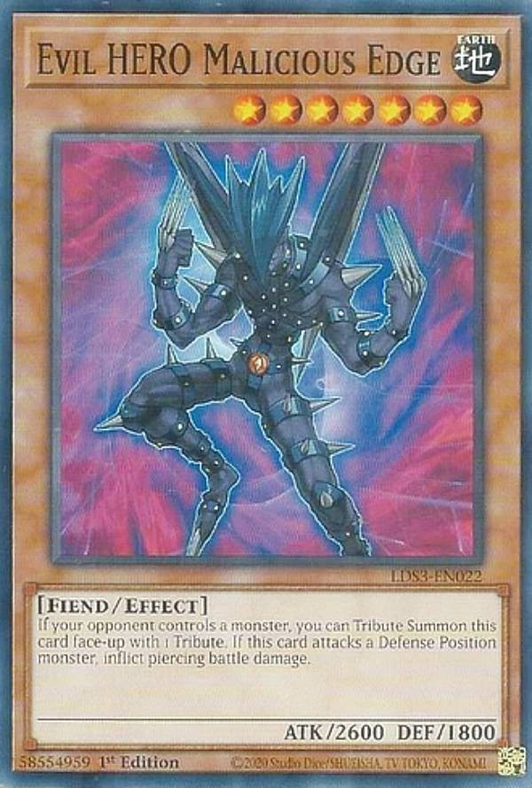 REALiZEۥӡȥ쥫2Ź㤨ͷ LDS3-EN022 EHERO ޥꥷ㥹å Evil HERO Malicious Edge (Ѹ 1st Edition Ρޥ Legendary DuelistsSeason 3פβǤʤ30ߤˤʤޤ