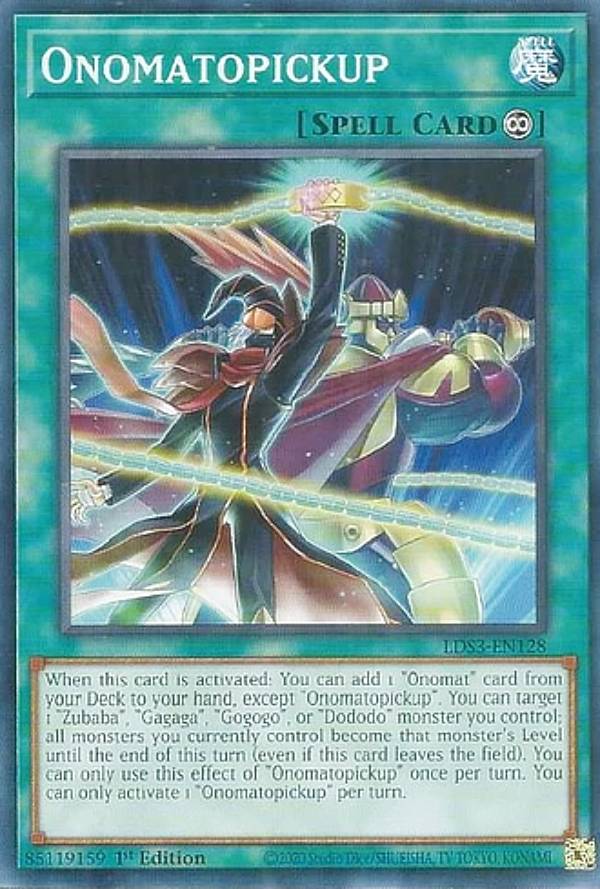 REALiZEۥӡȥ쥫2Ź㤨ͷ LDS3-EN128 Υޥ Onomatopickup (Ѹ 1st Edition Ρޥ Legendary DuelistsSeason 3פβǤʤ50ߤˤʤޤ