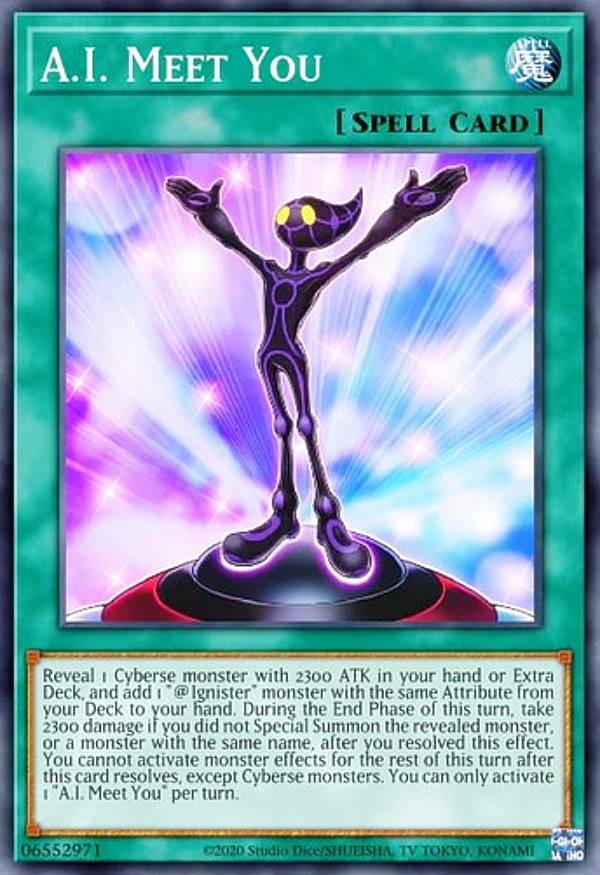 遊戯王 MP22-EN095 めぐり−Ai− A.I. Meet You (英語版 1st Edition ウルトラレア) 2022 Tin of the Pharaoh’s Gods Mega Pack