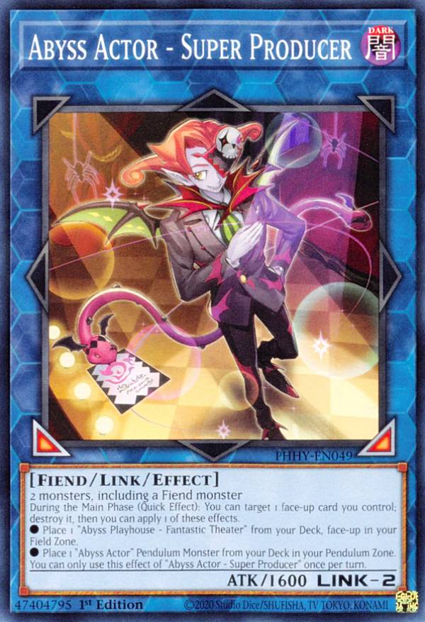 遊戯王 PHHY-EN049 魔界劇団−スーパー・プロデューサー Abyss Actor - Super Producer (英語版 1st Edition ノーマル) Photon Hypernova
