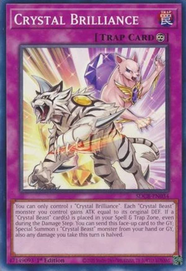 遊戯王 SDCB-EN034 宝玉の玲瓏 Crystal Brilliance (英語版 1st Edition ノーマル) Structure Deck：Legend of the Crystal Beasts