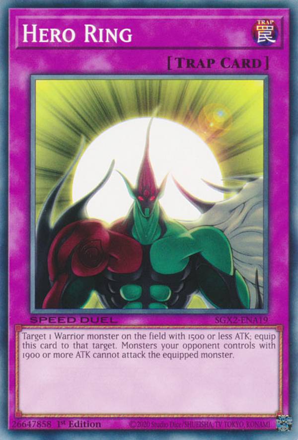 REALiZEۥӡȥ쥫2Ź㤨ͷ SGX2-ENA19 ҡإ Hero Ring (Ѹ 1st Edition Ρޥ Speed Duel GXMidterm ParadoxפβǤʤ80ߤˤʤޤ