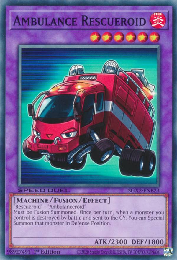 REALiZEۥӡȥ쥫2Ź㤨ͷ SGX2-ENB23 쥹塼塼 Ambulance Rescueroid (Ѹ 1st Edition Ρޥ Speed Duel GXMidterm ParadoxפβǤʤ80ߤˤʤޤ