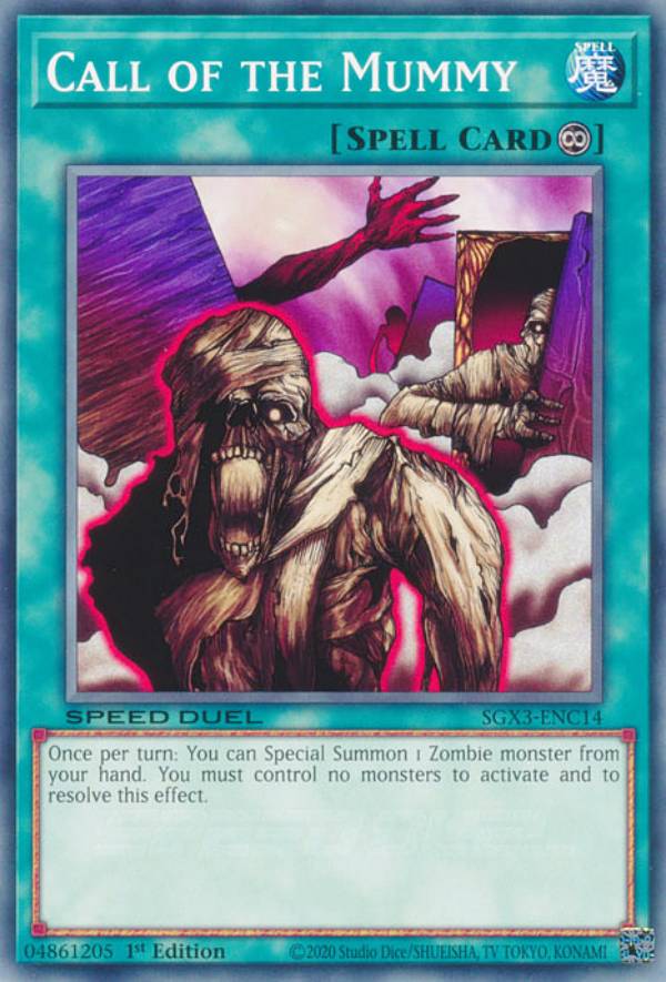 REALiZEۥӡȥ쥫2Ź㤨ͷ SGX3-ENC14 ߥθƤ Call of the Mummy (Ѹ 1st Edition Ρޥ Speed Duel GXDuelists of ShadowsפβǤʤ50ߤˤʤޤ