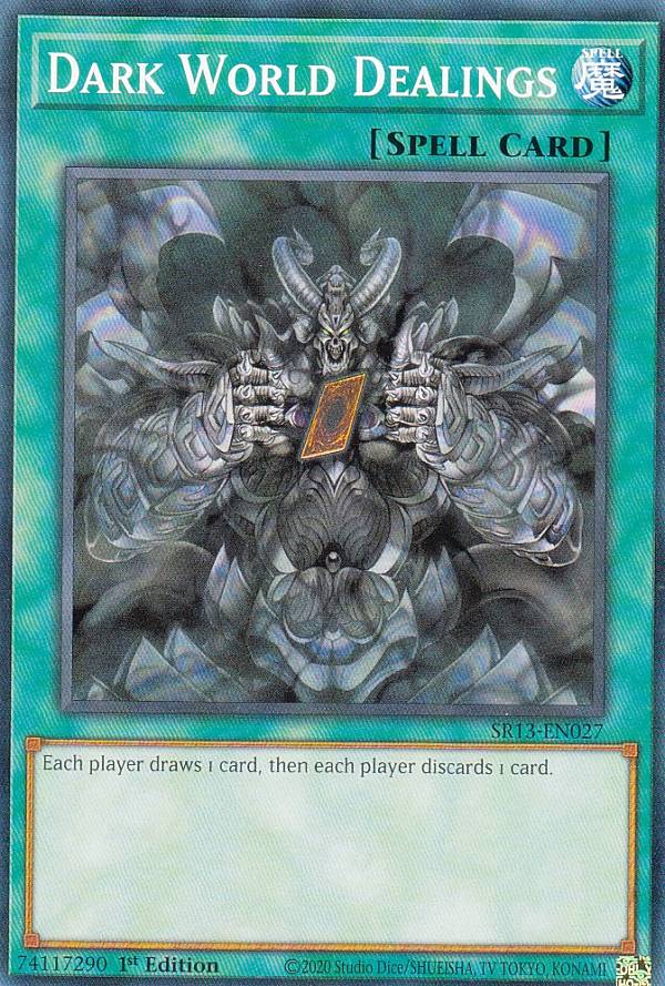 遊戯王 SR13-EN027 暗黒界の取引 Dark World Dealings (英語版 1st Edition ノーマル) Structure Deck: Dark World