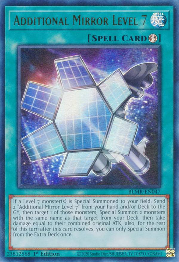 REALiZE�ۥӡ����ȥ쥫2��Ź���㤨���ͷ���� BLMR-EN047 ���ǥ�����ʥ롦�ߥ顼����٥�7 Additional Mirror Level 7 (�Ѹ��� 1st Edition ����ȥ�쥢 Battles of Legend��Monstrous Revenge�פβ����Ǥ������ʤ�80�ߤˤʤ�ޤ���