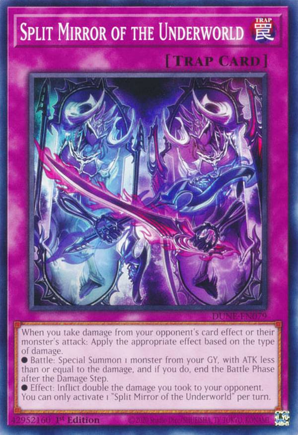 REALiZEۥӡȥ쥫2Ź㤨ͷ DUNE-EN079 ̽ܤι碌 Split Mirror of the Underworld (Ѹ 1st Edition Ρޥ DUELIST NEXUSפβǤʤ30ߤˤʤޤ
