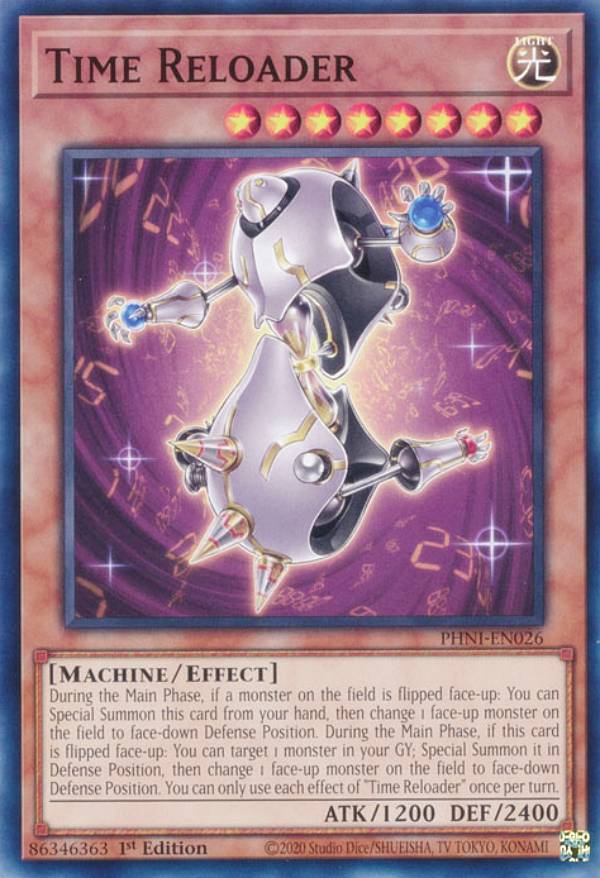 遊戯王 PHNI-EN026 タイム・リワインダー Time Reloader (英語版 1st Edition ノーマル) PHANTOM NIGHTMARE