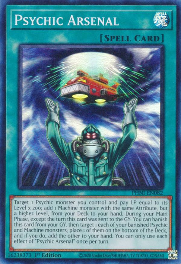遊戯王 PHNI-EN082 Psychic Arsenal (英語版 1st Edition スーパーレア) PHANTOM NIGHTMARE