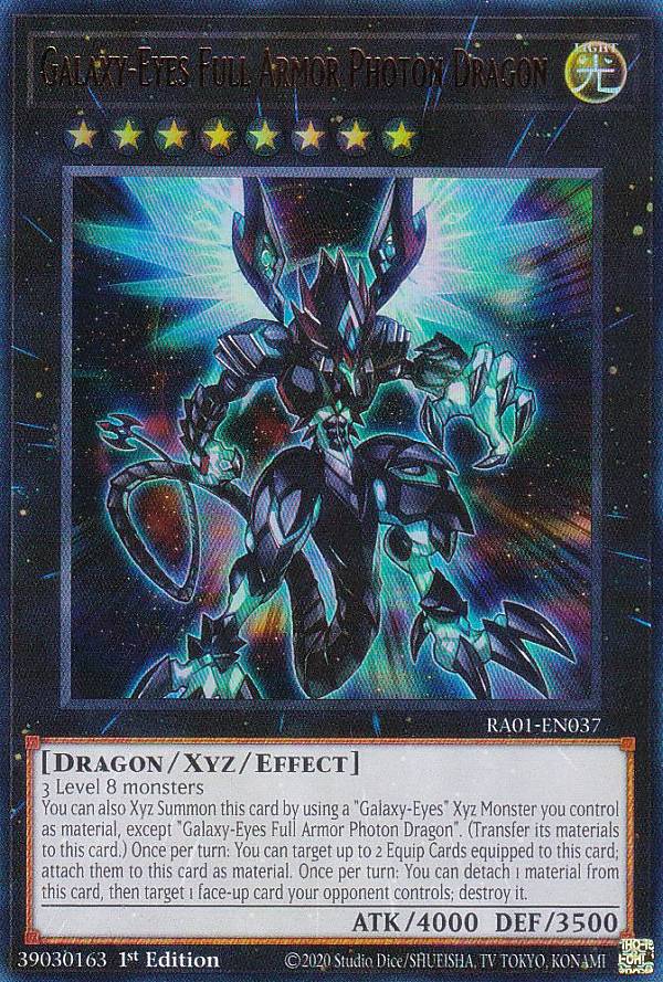 遊戯王 RA01-EN037 ギャラクシーアイズ FA・フォトン・ドラゴン Galaxy-Eyes Full Armor Photon Dragon (英語版 1st Edition ウルトラレア) 25th Anniversary Rarity Collection