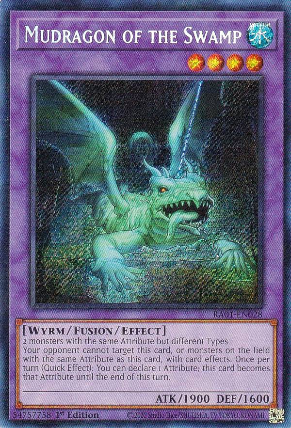 遊戯王 RA01-EN028 沼地のドロゴン Mudragon of the Swamp (英語版 1st Edition シークレットレア) 25th Anniversary Rarity Collection