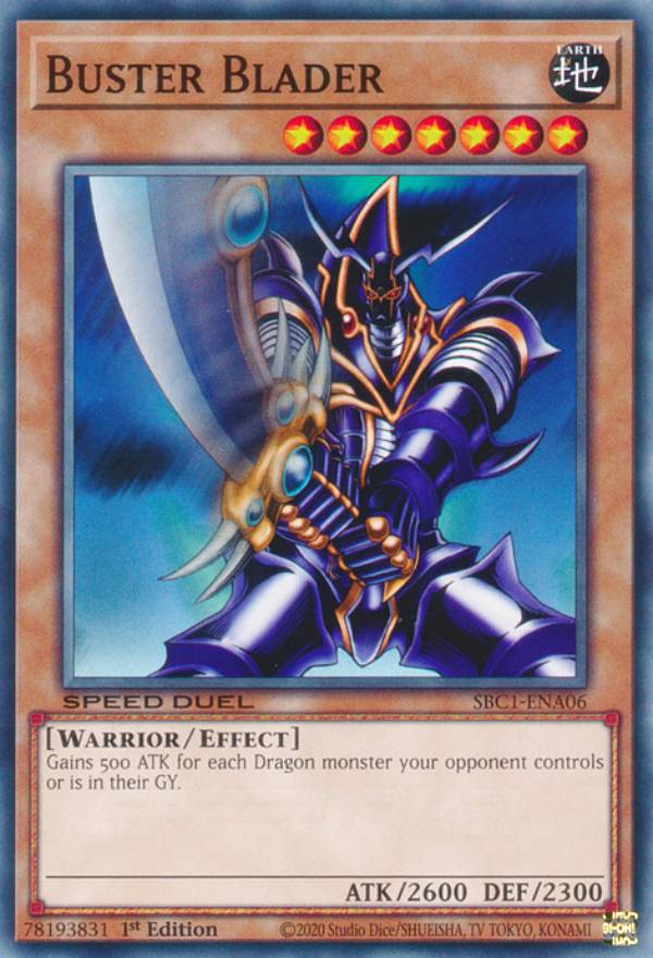 REALiZEۥӡȥ쥫2Ź㤨ͷ SBC1-ENA06 Х֥쥤 Buster Blader (Ѹ 1st Edition Ρޥ Speed DuelStreets of Battle CityפβǤʤ100ߤˤʤޤ
