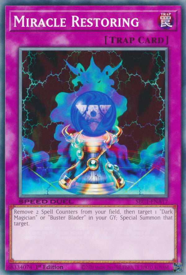 REALiZEۥӡȥ쥫2Ź㤨ͷ SBC1-ENA17 פ Miracle Restoring (Ѹ 1st Edition Ρޥ Speed DuelStreets of Battle CityפβǤʤ50ߤˤʤޤ