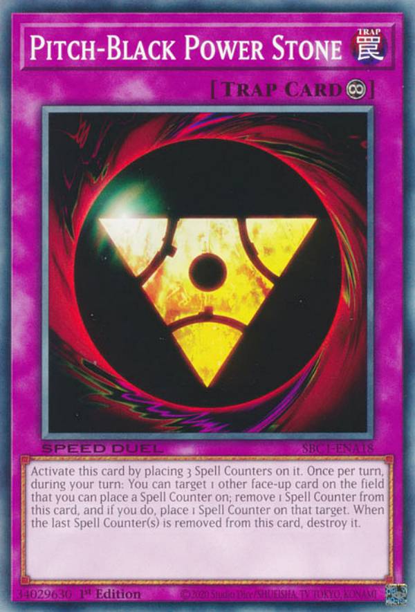 ͷ SBC1-ENA18 Υѥȡ Pitch-Black Power Stone (Ѹ 1st Edition Ρ...
