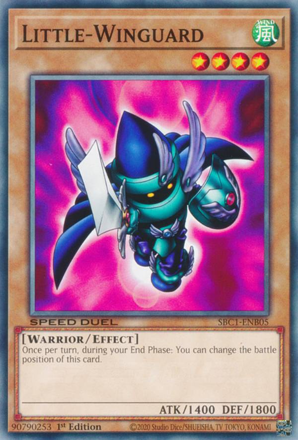 ͷ SBC1-ENB05 ȥ롦󥬡 Little-Winguard (Ѹ 1st Edition Ρޥ) Speed DuelStreets of Battle City