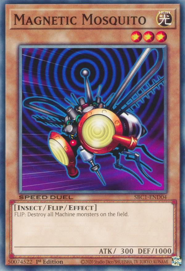 遊戯王 SBC1-END04 電磁蚊 Magnetic Mosquito (英語版 1st Edition ノーマル) Speed Duel:Streets of Battle City