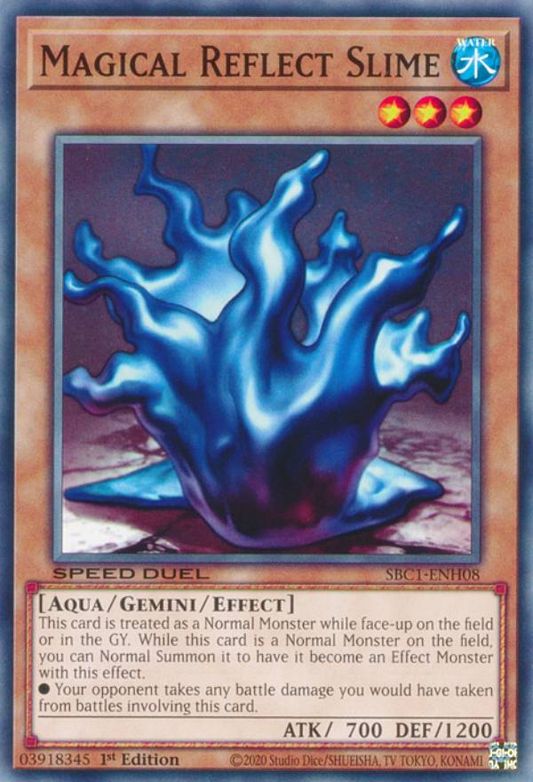 ͷ SBC1-ENH08 ޥå饤 Magical Reflect Slime (Ѹ 1st Edition Ρޥ) Speed DuelStreets of Battle City