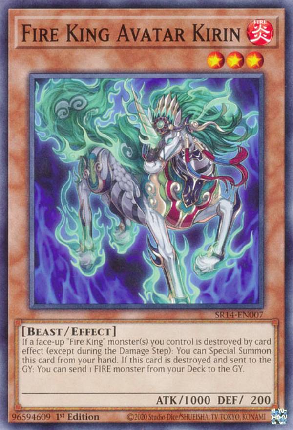 REALiZEۥӡȥ쥫2Ź㤨ͷ SR14-EN007 겦  Fire King Avatar Kirin (Ѹ 1st Edition Ρޥ Structure DeckFire KingsפβǤʤ30ߤˤʤޤ