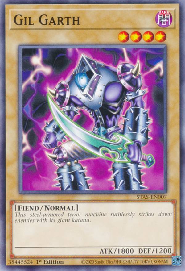 遊戯王 STAS-EN007 ギル・ガース Gil Garth (英語版 1st Edition ノーマル) 2-Player Starter Set Synchro Deck
