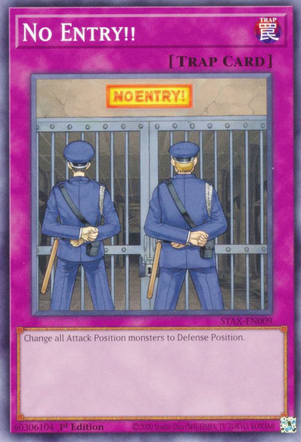 遊戯王 STAX-EN009 進入禁止!No Entry!! No Entry!! (英語版 1st Edition ノーマル) 2-Player Starter Set Xyz Deck