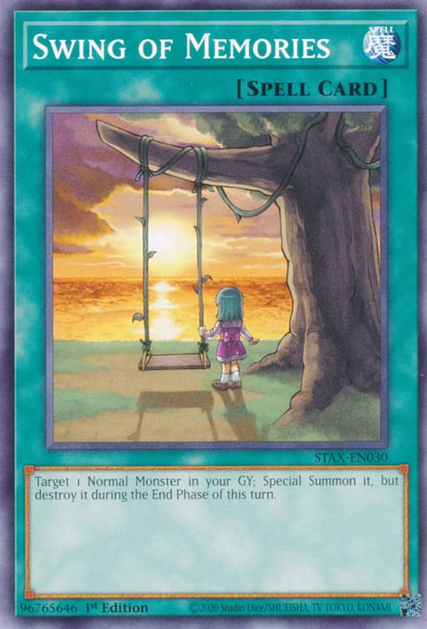 遊戯王 STAX-EN030 思い出のブランコ Swing of Memories (英語版 1st Edition ノーマル) 2-Player Starter Set Xyz Deck
