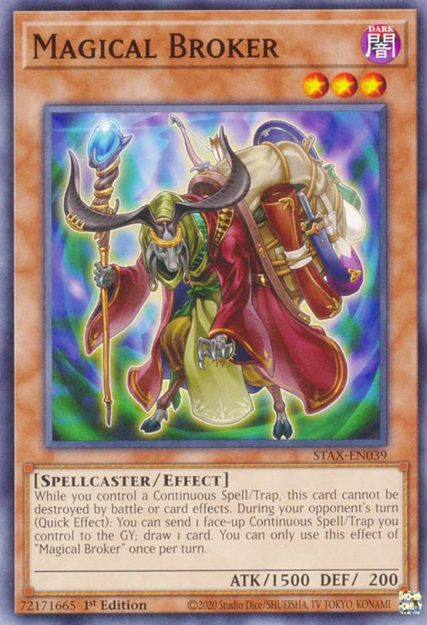 遊戯王 STAX-EN039 魔導闇商人 Magical Bro