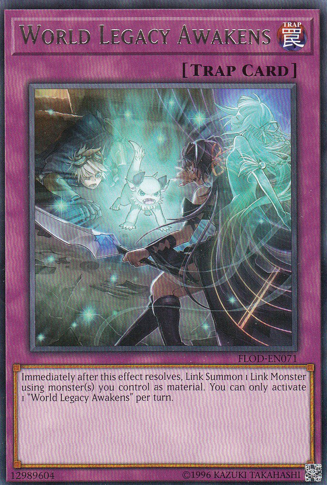 遊戯王 FLOD-EN071 星遺物からの目醒め World Legacy Awakens(英語版 Unlimited Edition レア) フレイム・オブ・ディストラクション