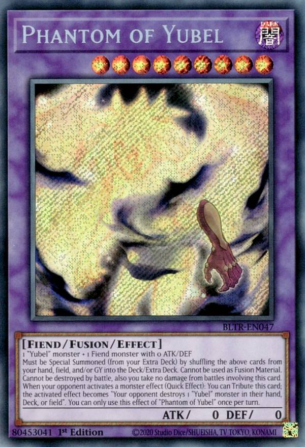 遊戯王 BLTR-EN047 ファントム・オブ・ユベル Phantom of Yubel (英語版 1st Edition シークレットレア) BATTLES of LEGEND: TERMINAL REVENGE