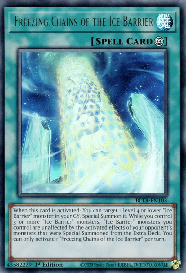 REALiZEۥӡȥ쥫2Ź㤨ͷ BLTR-EN103 ɹ볦ξ Freezing Chains of the Ice Barrier (Ѹ 1st Edition ȥ쥢 BATTLES of LEGEND TERMINAL REVENGEפβǤʤ30ߤˤʤޤ