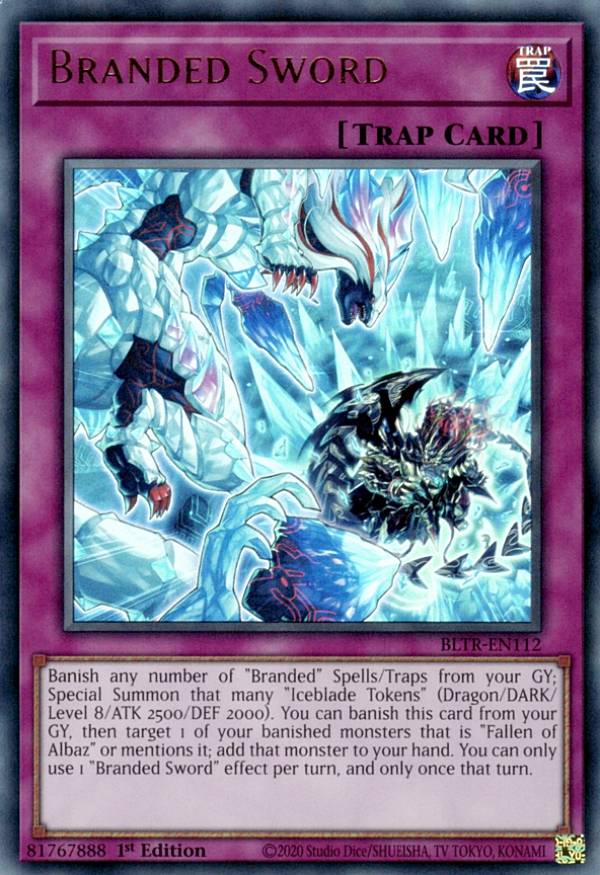 遊戯王 BLTR-EN112 烙印の剣 Branded Sword (英語版 1st Edition ウルトラレア) BATTLES of LEGEND: TERMINAL REVENGE