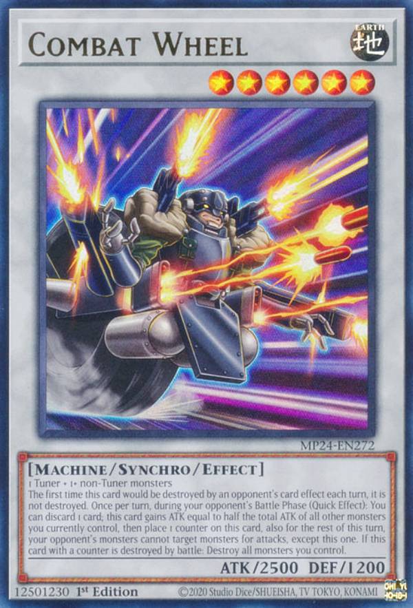 遊戯王 MP24-EN272 コンバット・ホイール Combat Wheel (英語版 1st Edition ウルトラレア) 25th Anniversary Tin：Dueling Mirrors Mega Pack