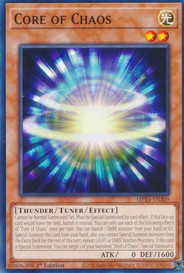 ͷ MP24-EN309 ٳ Core of Chaos (Ѹ 1st Edition Ρޥ) 25th Anniversary TinDueling Mirrors Mega Pack