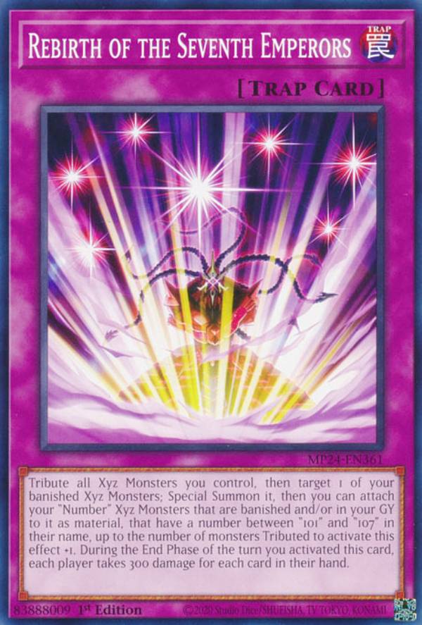 ͷ MP24-EN361 ĺ Rebirth of the Seventh Emperors (Ѹ 1st Edition Ρޥ) 25th Anniversary TinDueling Mirrors Mega Pack