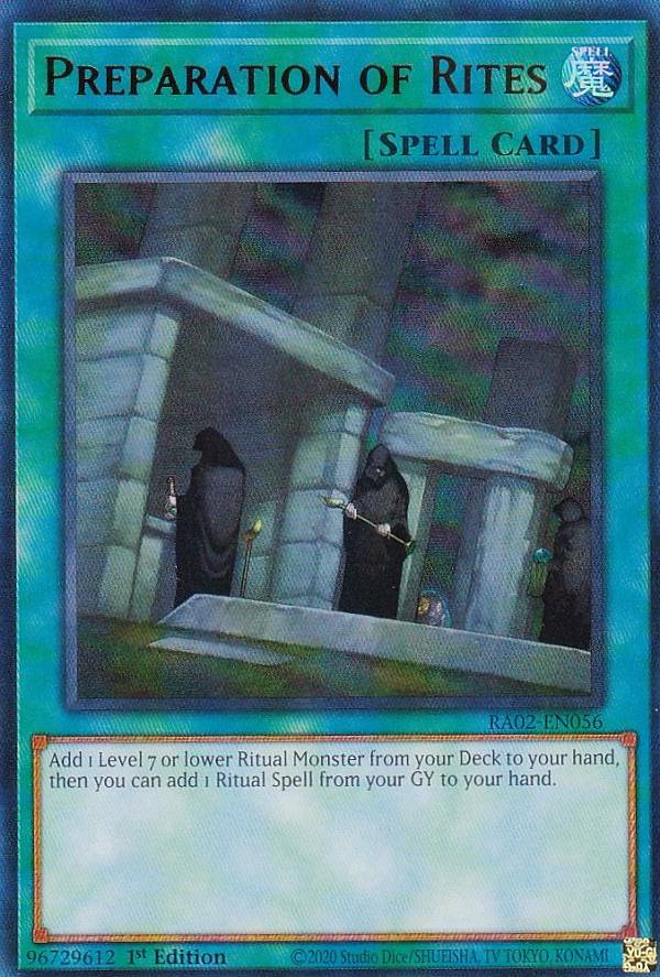 遊戯王 RA02-EN056 儀式の準備 Preparation of Rites (英語版 1st Edition ウルトラレア) 25th Anniversary Rarity Collection II