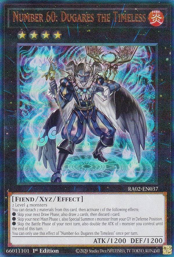 遊戯王 RA02-EN037 No.60 刻不知のデュガレス Number 60: Dugares the Timeless (英語版 1st Edition アルティメットレア) 25th Anniversary Rarity Collection II