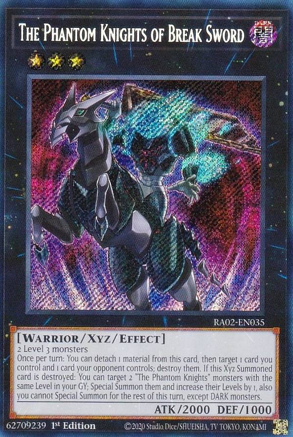 遊戯王 RA02-EN035 幻影騎士団ブレイクソード The Phantom Knights of Break Sword (英語版 1st Edition シークレットレア) 25th Anniversary Rarity Collection II