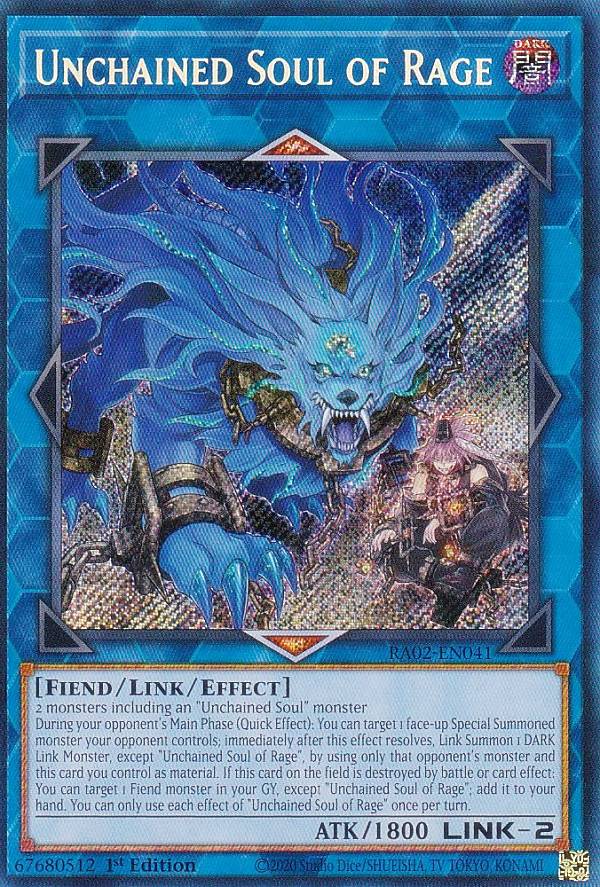 ͷ RA02-EN041 ˳饮 Unchained Soul of Rage (Ѹ 1st Edition åȥ쥢) 25th Anniversary Rarity Collection II