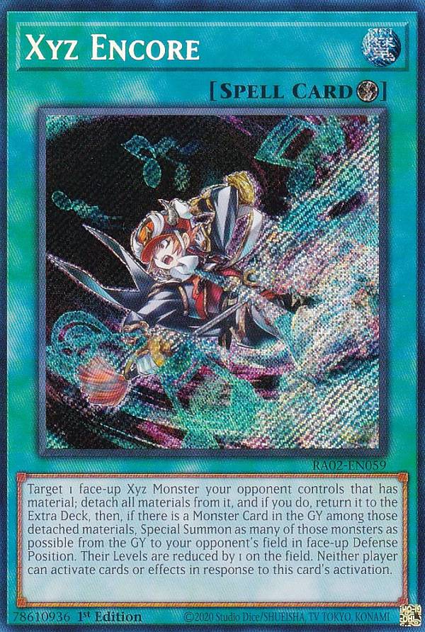 ͷ RA02-EN059 Сǥ쥤 Xyz Encore (Ѹ 1st Edition åȥ쥢) 25th Anniversary Rarity Collection II