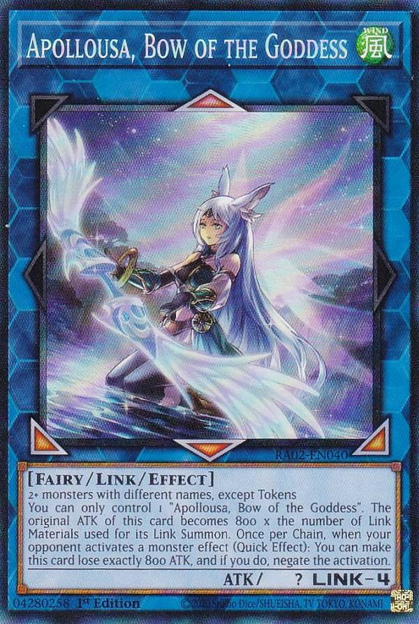 ͷ RA02-EN040 ̿οݡݥݥ Apollousa, Bow of the Goddess (Ѹ 1st Edition 쥯쥢) 25th Anniversary Rarity Collection II