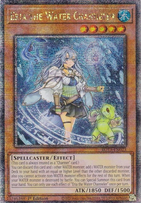遊戯王 ROTA-EN023 水霊媒師エリア Eria the Water Channeler (英語版 1st Edition 25th クォーターセンチュリーシークレットレア) RAGE OF THE ABYSS