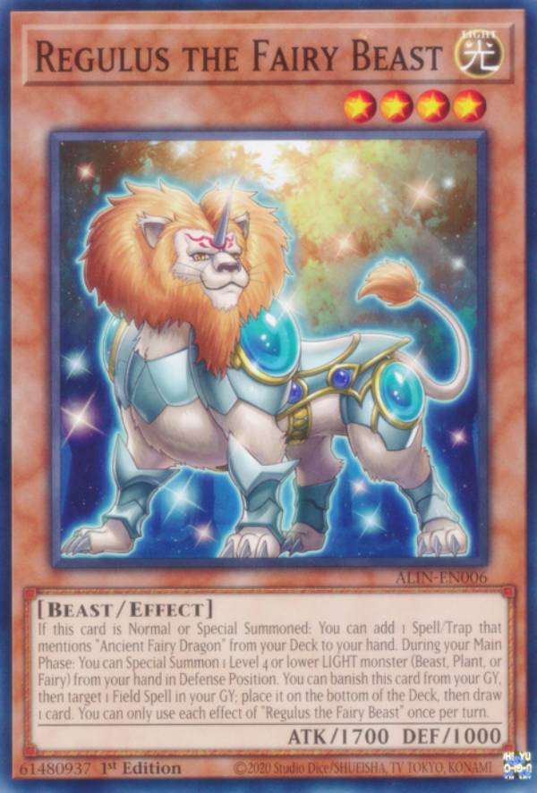 REALiZEۥӡȥ쥫2Ź㤨ͷ ALIN-EN006 å쥰륹 Regulus the Fairy Beast (Ѹ 1st Edition Ρޥ Alliance InsightפβǤʤ30ߤˤʤޤ