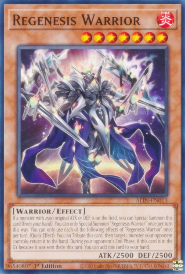 ͷ ALIN-EN013  ٥쥷 Regenesis Warrior (Ѹ 1st Edition Ρޥ) Alliance Insight