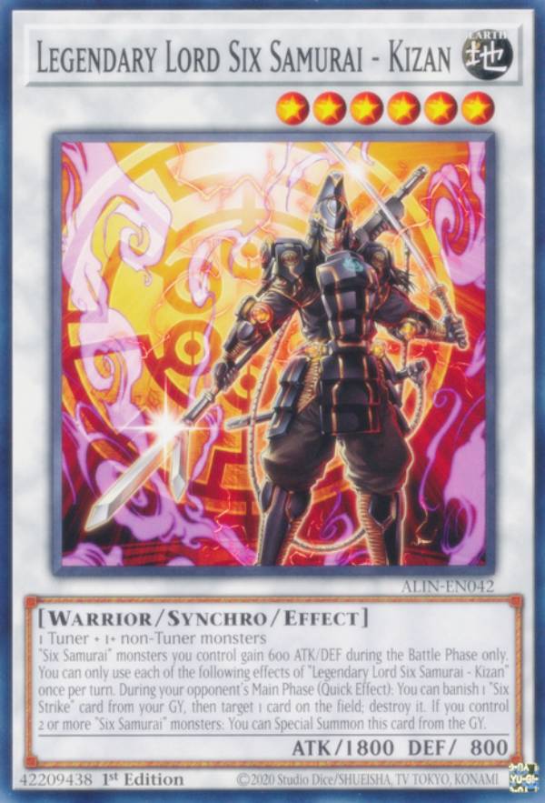 REALiZEۥӡȥ쥫2Ź㤨ͷ ALIN-EN042 ϻ𽰡ݥ Legendary Lord Six Samurai - Kizan (Ѹ 1st Edition Ρޥ Alliance InsightפβǤʤ30ߤˤʤޤ