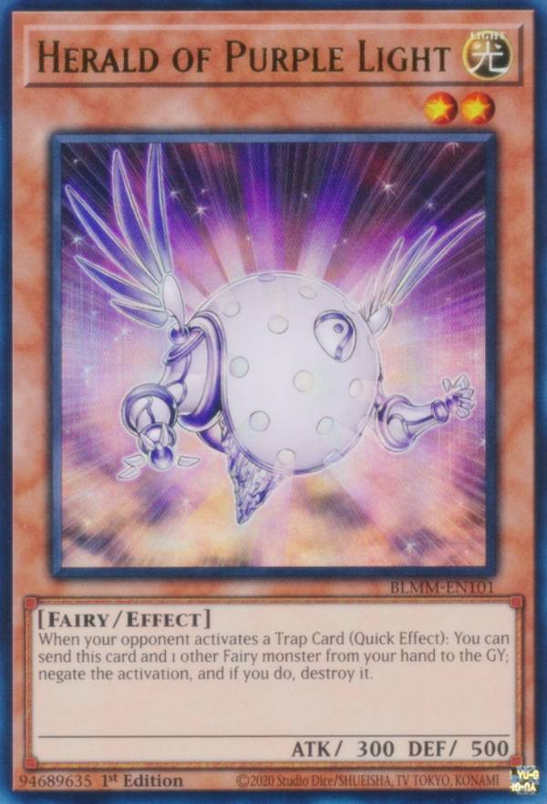 REALiZEۥӡȥ쥫2Ź㤨ͷ BLMM-EN101  Herald of Purple Light (Ѹ 1st Edition ȥ쥢 Battles of LegendMonster MayhemפβǤʤ50ߤˤʤޤ