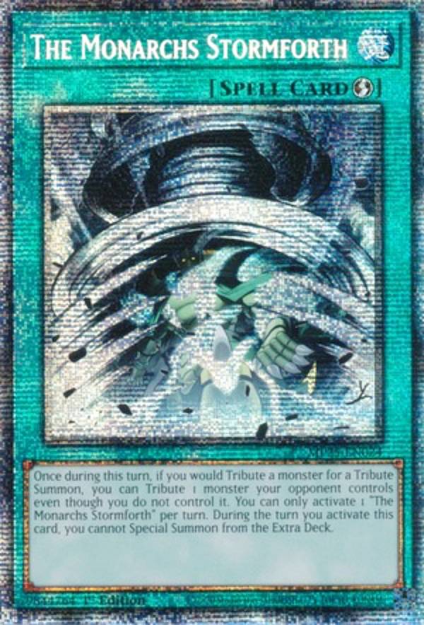 遊戯王 MP25-EN024 帝王の烈旋 The Monarchs Stormforth (英語版 1st Edition スターライトレア) 2025 Mega-Pack Bundle