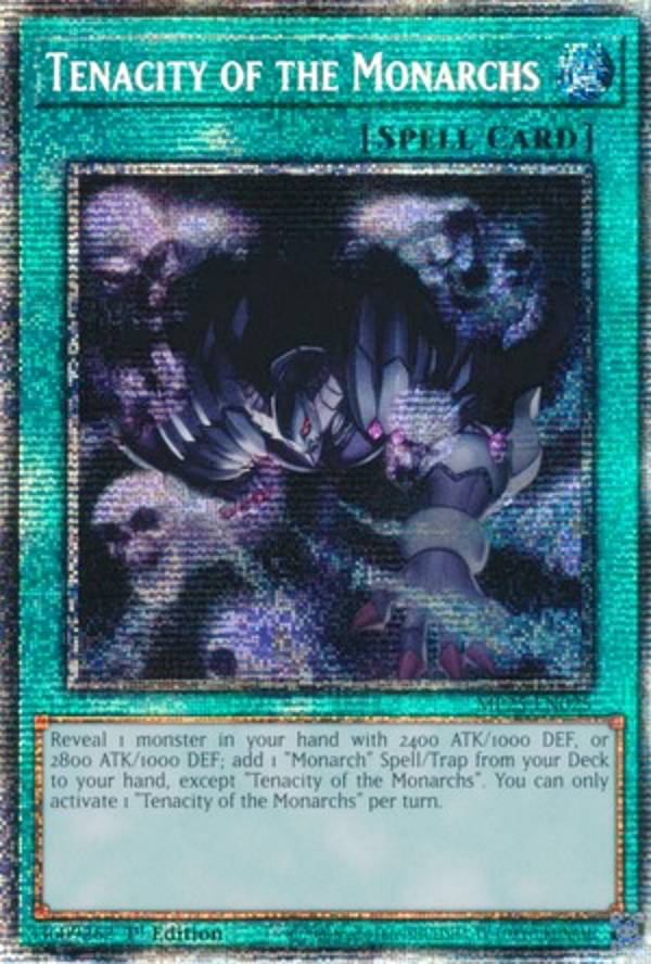 遊戯王 MP25-EN025 帝王の深怨 Tenacity of the Monarchs (英語版 1st Edition スターライトレア) 2025 Mega-Pack Bundle